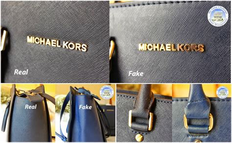 real vs fake michael kors zipper|michael kors real logo.